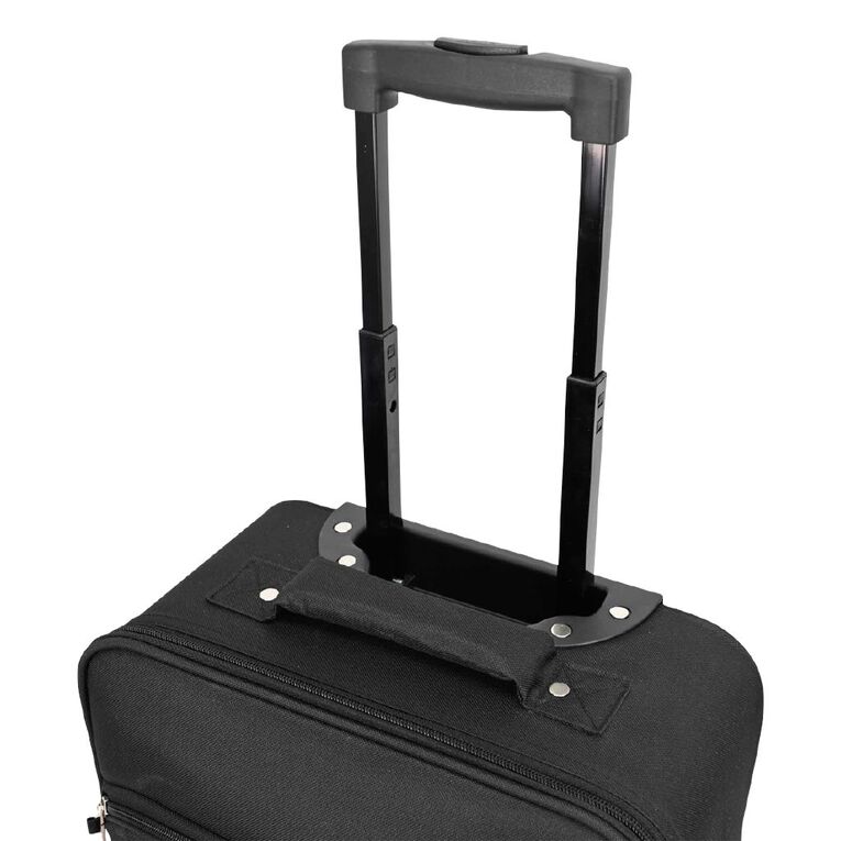 Wander 55cm Soft Carry On Suitcase 4 Wheel Black, , hi-res
