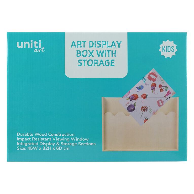Uniti Kids Art Display Box, , hi-res
