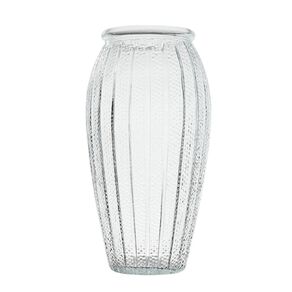 Living & Co Clear Glass Floral Vase 26cm