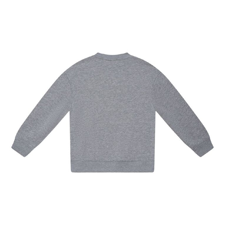 Young Original Kids' Crew Sweatshirt, Grey Mid, hi-res