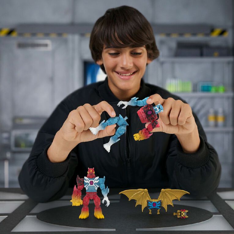 Mr Beast Lab Hybrids 2 Mix & Match Action Figure Multi Pack, , hi-res
