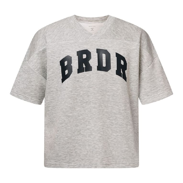 Garage Men's Vee Scuba Tee, Grey Marle, hi-res