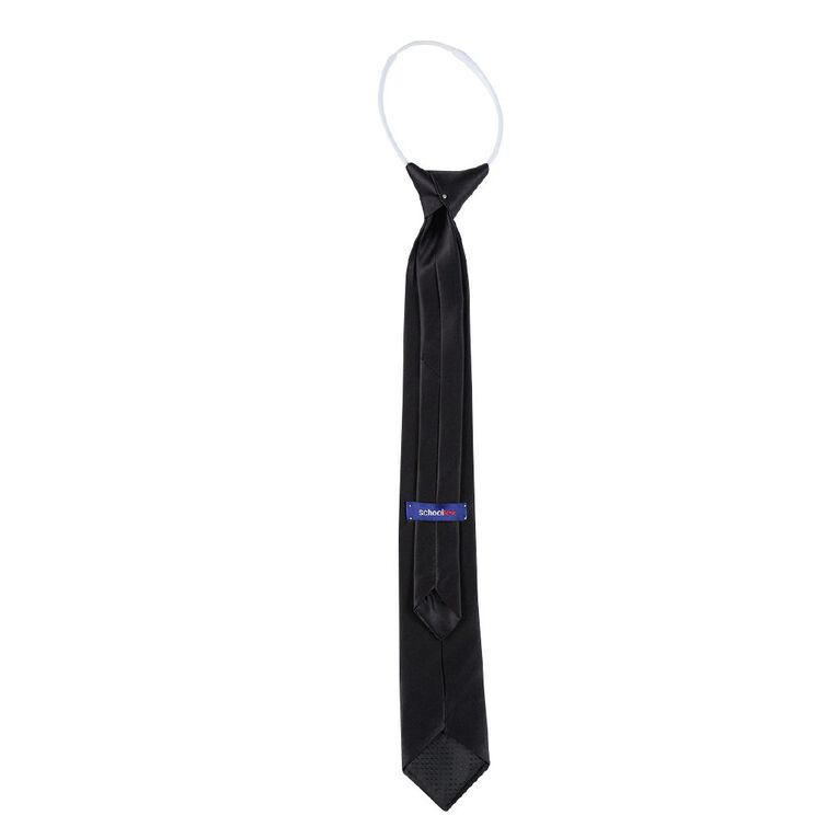 Schooltex Ngaruawahia High Tie, Black, hi-res