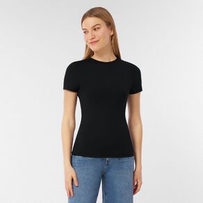 H&H Women's Longline Contour Crew Top