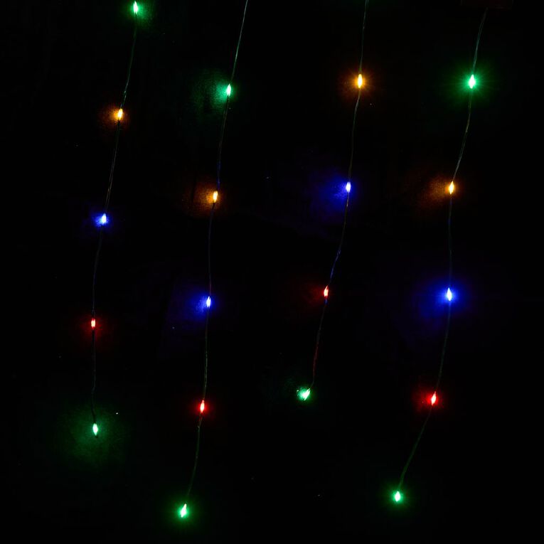 Wonderland Plug In Christmas Tree Curtain Lights, , hi-res