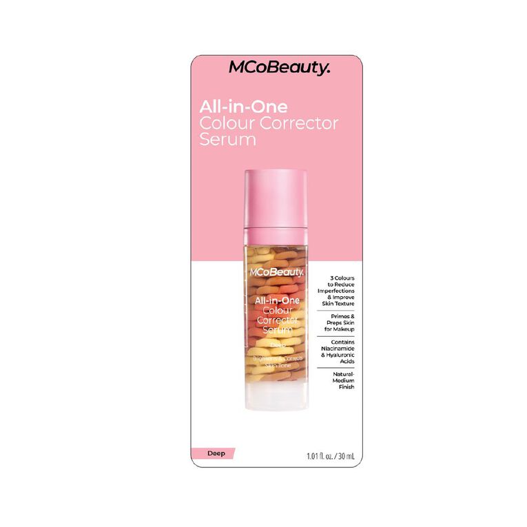 MCoBeauty All-in-One Colour Correcting Serum - Deep, , hi-res
