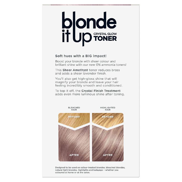 Clairol Blonde It Up Crystal Toners Sheer Amethyst, , hi-res