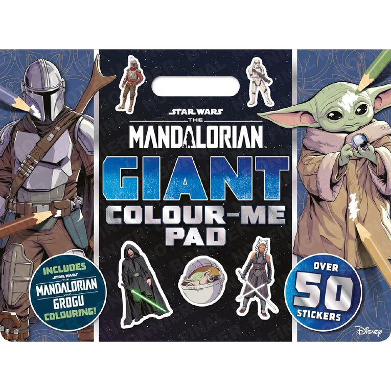Star Wars: The Mandalorian Giant Colour-Me Pad, , hi-res