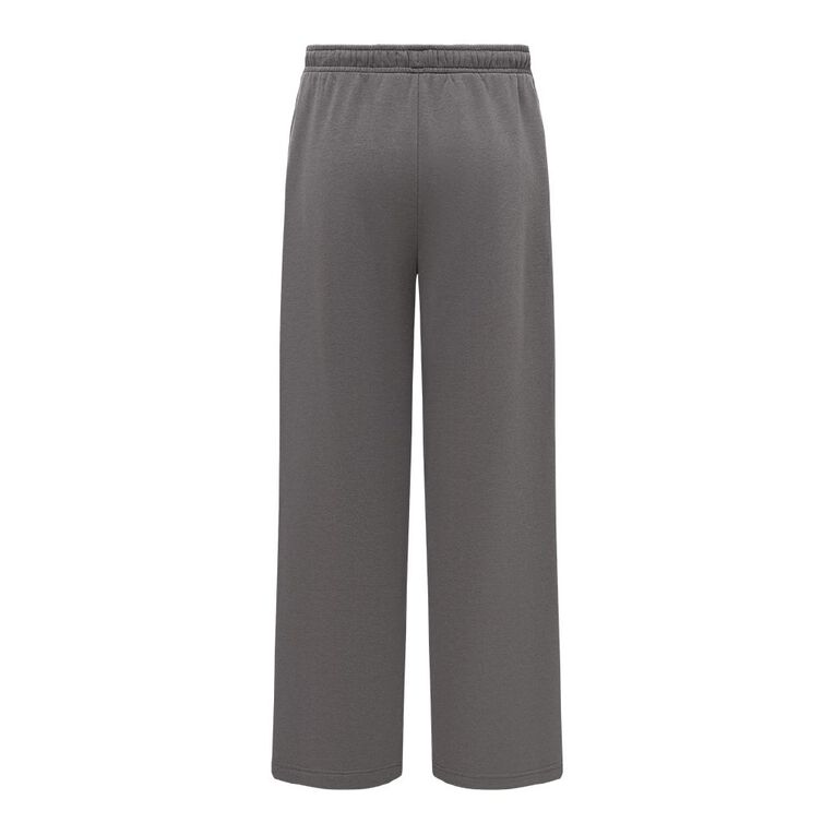 H&H Men's Straight Leg Trackpants, Grey Mid, hi-res