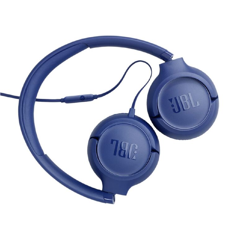 JBL JBL Tune 530 Wired 3.5Mm On-Ear Headphones - Blue, , hi-res