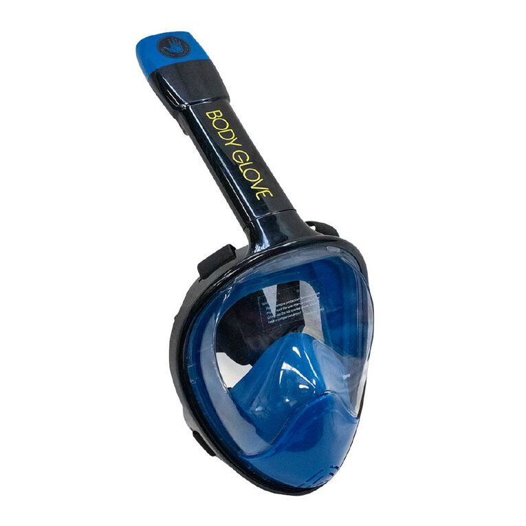 Body Glove Adults Breath Free Mask L/XL Black/Blue, , hi-res