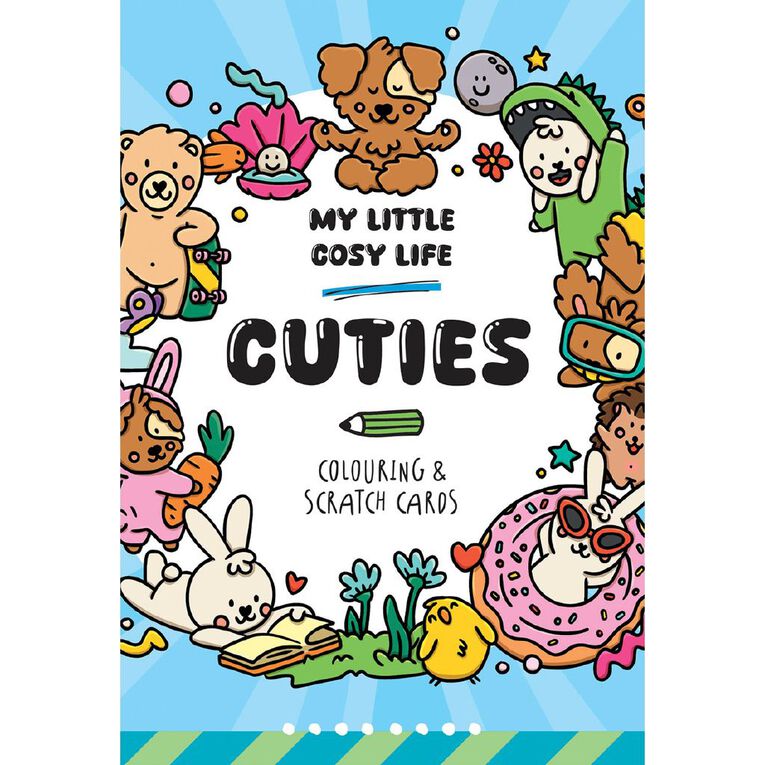 My Little Cosy Life: Cuties Colouring & Scratch Cards, , hi-res