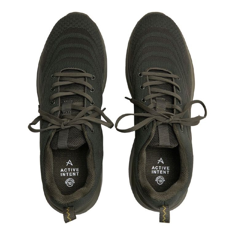Active Intent Men's Jenson Trainers, Khaki, hi-res