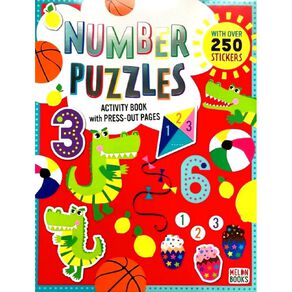 Little Learners: Number Puzzles Activity Book