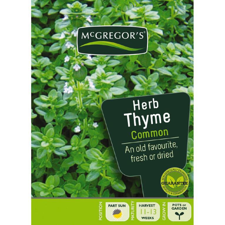 McGregor's Herb Thyme Seeds, , hi-res