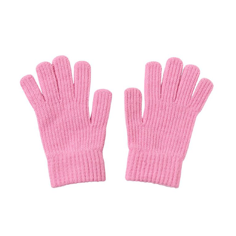 Young Original Kids' Supersoft Rib Gloves, Pink Mid, hi-res