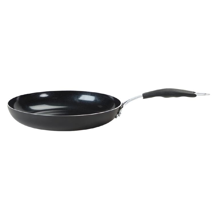 Living & Co Ceramic Frypan Black 26cm, , hi-res