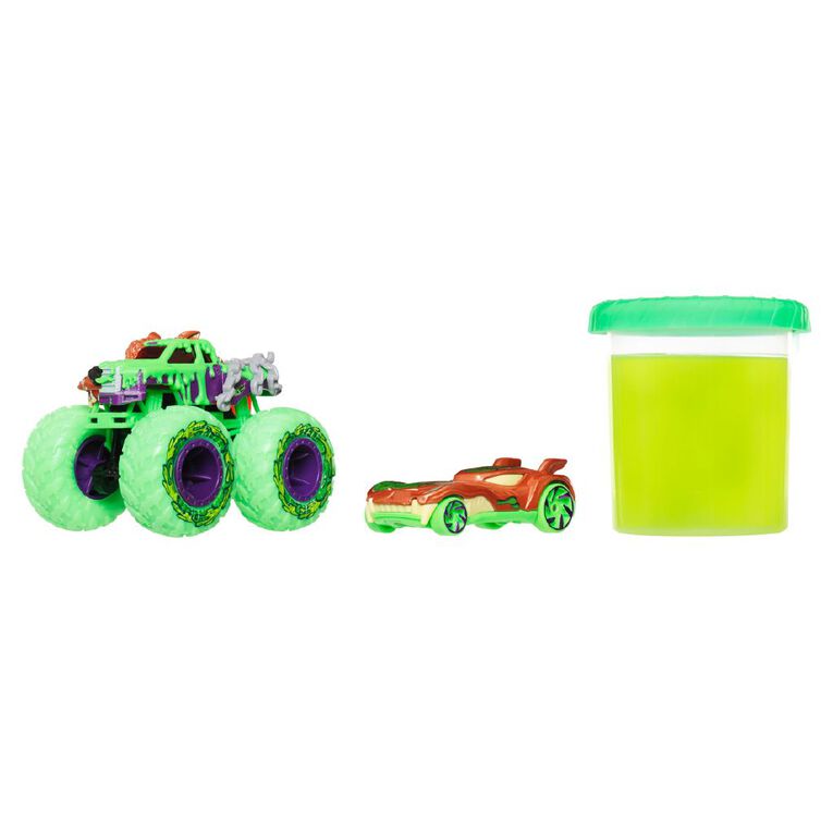 Hot Wheels Monster Trucks Mutant Chaos Vehicle & Slime Pack, , hi-res