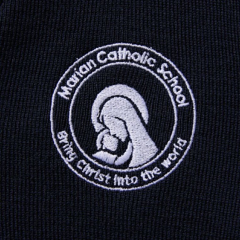 Schooltex Marian Catholic School Jersey with Embroidery, Midnight/Navy, hi-res