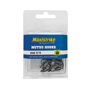 Maxistrike Mutsu Hooks 5/0 12 Pack