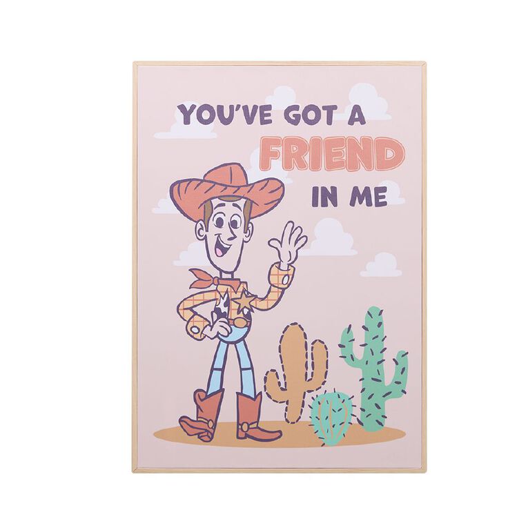 Toy Story Framed Canvas Wall Art 50cm x 70cm, , hi-res