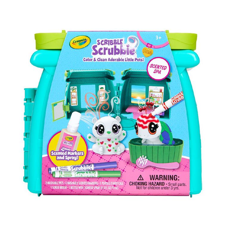Crayola Scribble Scrubbie Pets Scented Spa, , hi-res