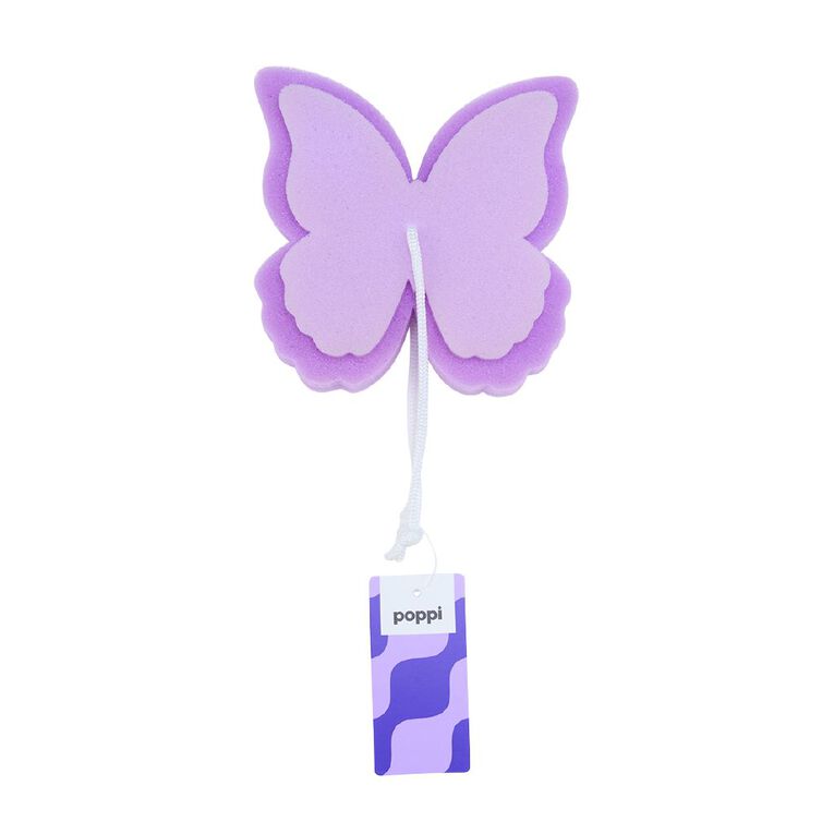 Poppi Kids' Bath Sponge Butterfly, , hi-res