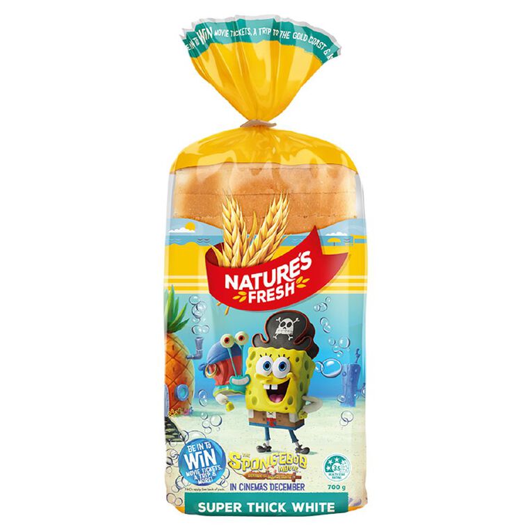 Nature's Fresh White Super Thick Toast 700g, , hi-res