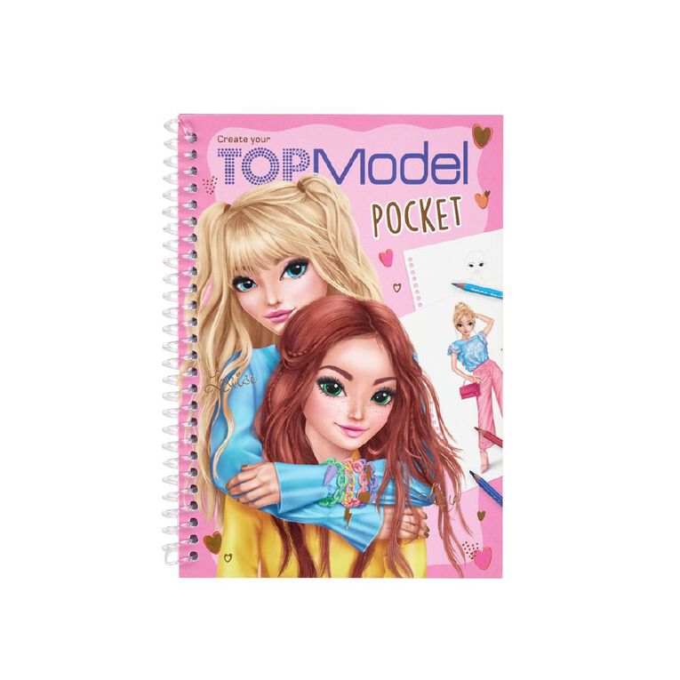 Artwrap Top Model Colour Book Pocket Friend Multi-Coloured, , hi-res