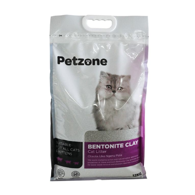 Petzone Bentonite Clumping Cat Litter 12kg, , hi-res