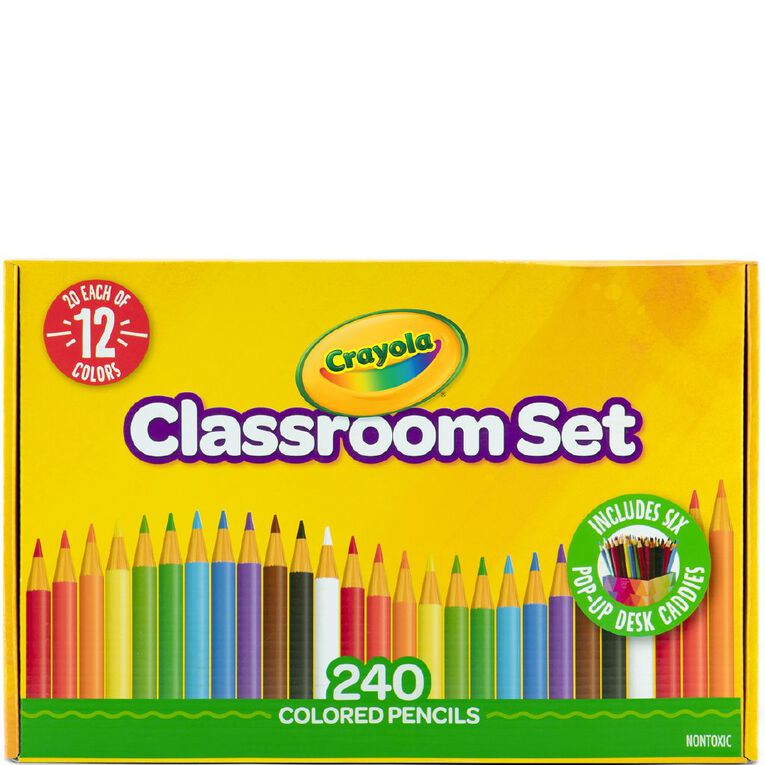 Crayola 240 Pack Colored Pencil Classpack, , hi-res
