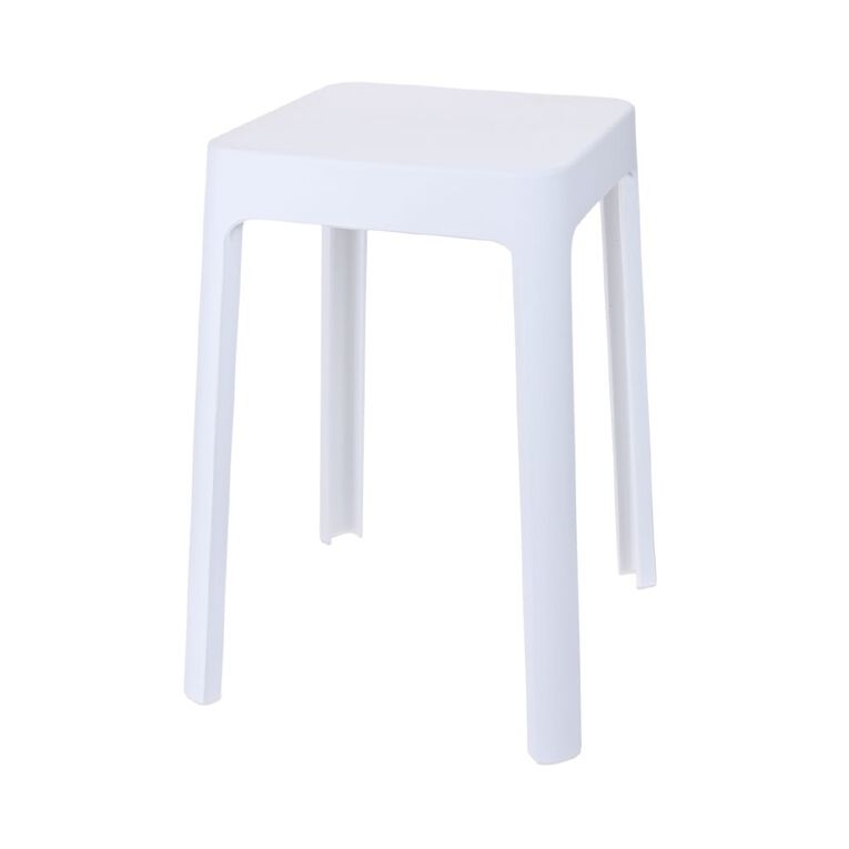 Living & Co Quinn Stool White, , hi-res