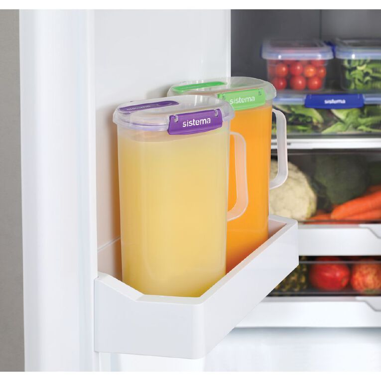 Sistema Klip It Plus 2L Juice Jug 2 Pack Assorted, , hi-res