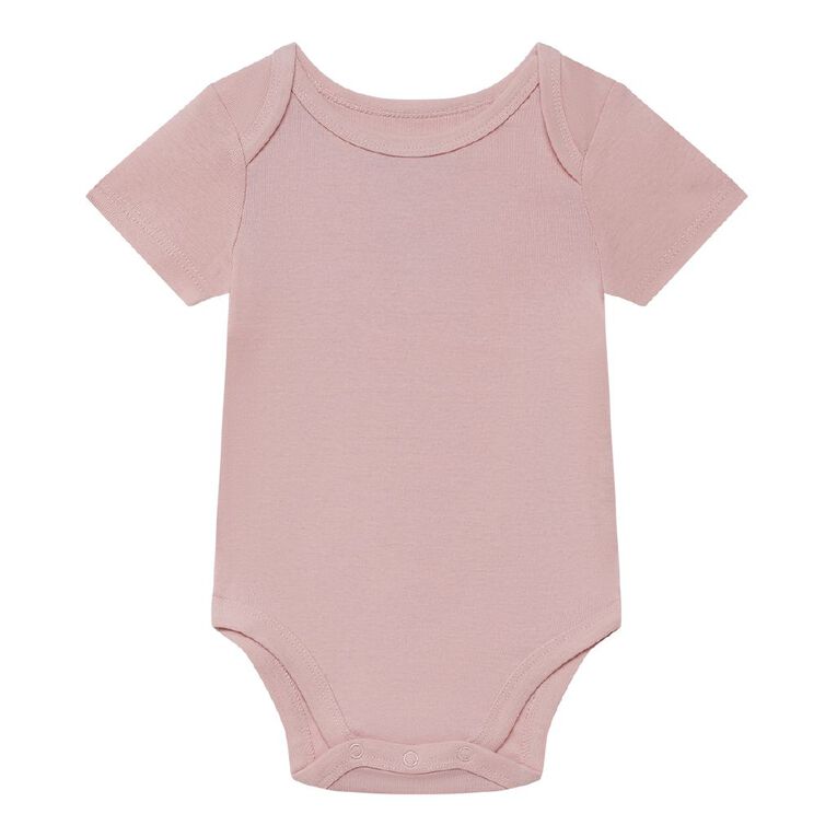 Young Original Babys' Short Sleeve Bodysuit, Pink Light, hi-res