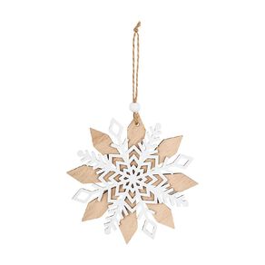 Wonderland Snowflake Christmas Tree Decoration 12.5cm Assorted