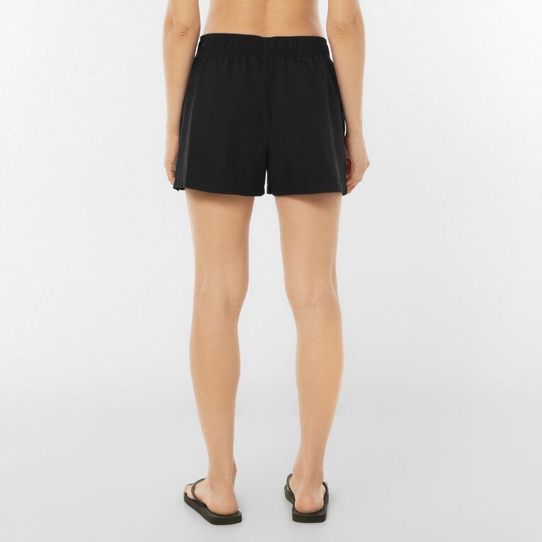 H&H Women's 3 Inch Board Shorts, Black, hi-res
