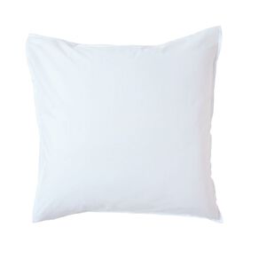 Living & Co 100% Washed Cotton Euro Pillowcase White