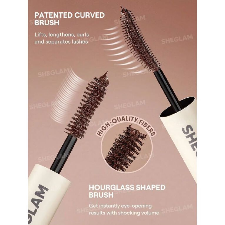 Sheglam All In One Volume And length Mascara Waterproof Macchiato 8g, , hi-res