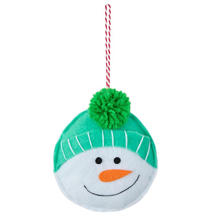 Wonderland Snowman/Dog Christmas Tree Decoration Assorted, , hi-res