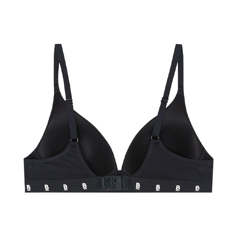 B FOR BONDS Women's Wirefree Tee Bra, Black, hi-res