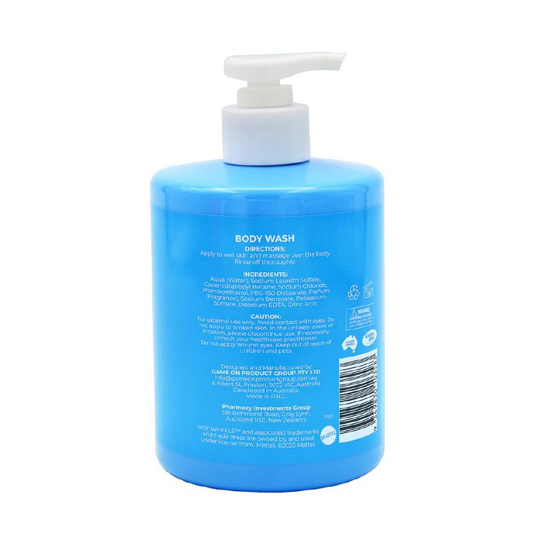 Hot Wheels Body Wash Bubble Gum Scented 500ml, , hi-res
