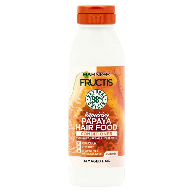 Garnier Fructis Hair Food Papaya Conditioner 350ml, , hi-res