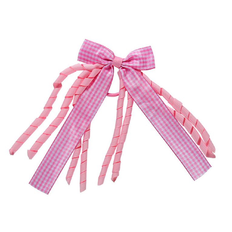 Beauty Essentials Pink Swirl Hair Ties, , hi-res