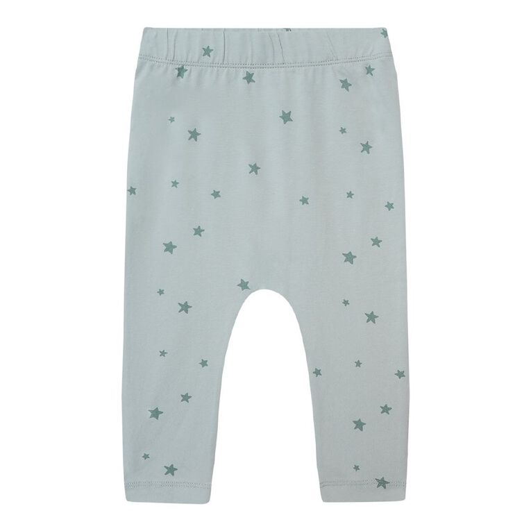 Young Original Babies' Printed Leggings 3 Pack, Green Light, hi-res