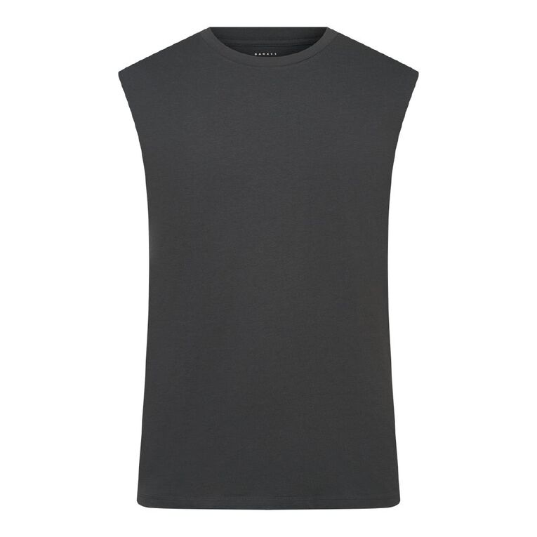 Garage Men's Muscle Tank, Grey Dark, hi-res