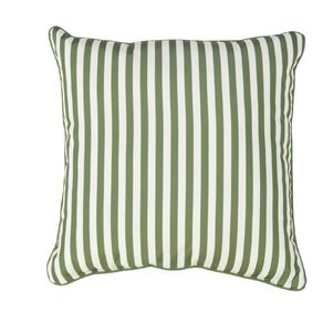 Living & Co Outdoor Cushion Stripe Green 40cm x 40cm