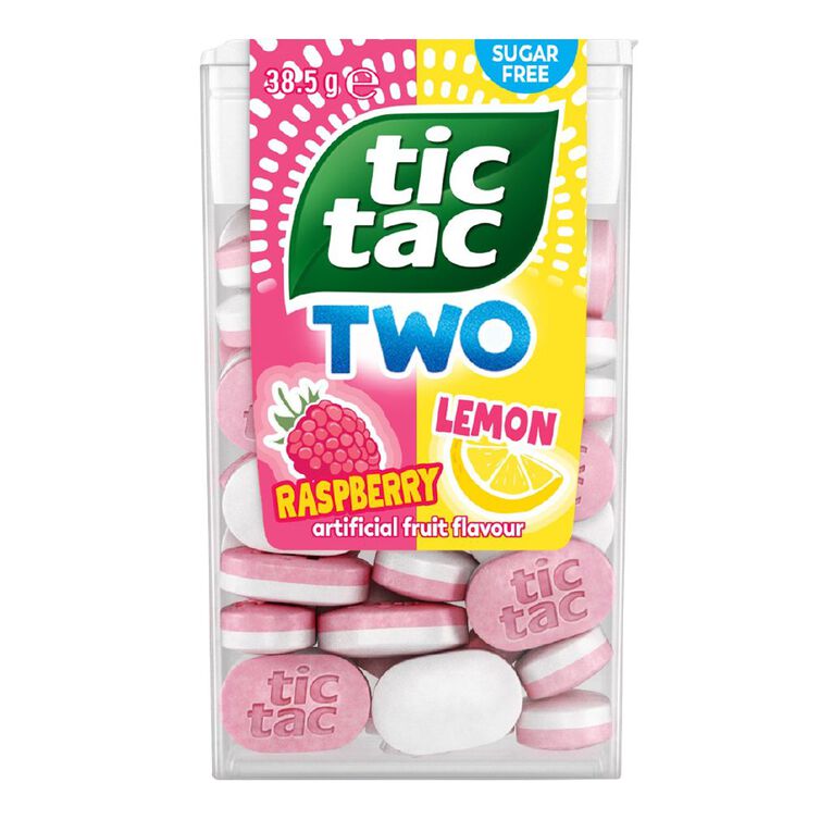 Tic Tac TWO Raspberry and Lemon 38.5g, , hi-res