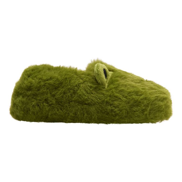 Young Original Junior Kids' Froggy Closed Back Slippers, Green, hi-res