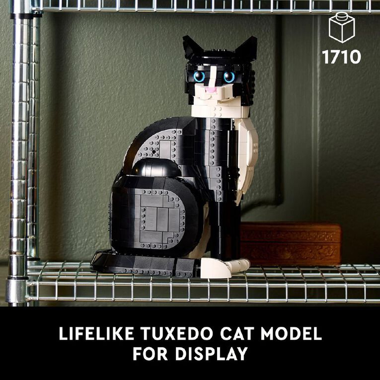 LEGO IDEAS Tuxedo Cat 21349, , hi-res