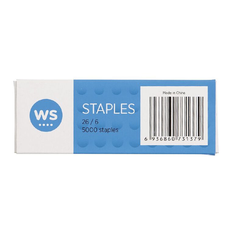 WS Staples 26/6 5000 Pack, , hi-res